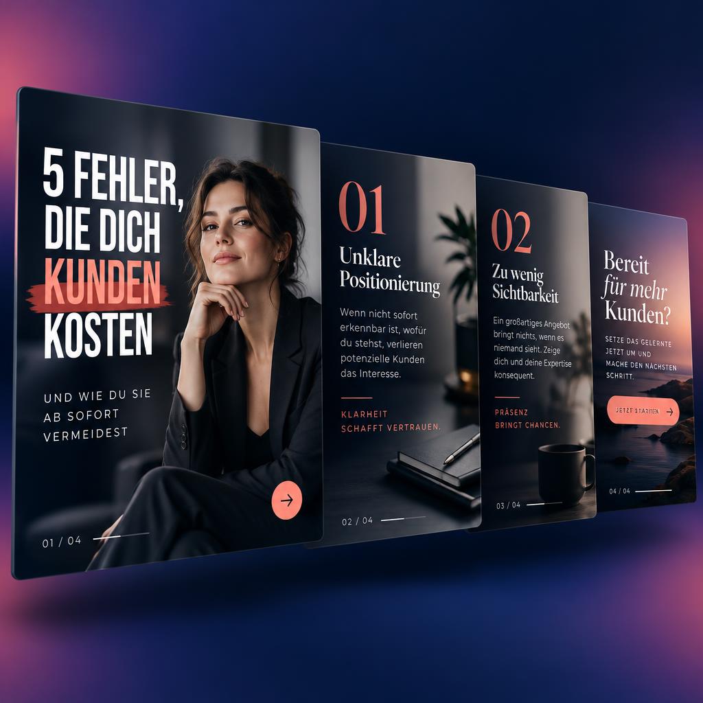 Beispiel: KI-Carousels mit StoryFlow erstellt